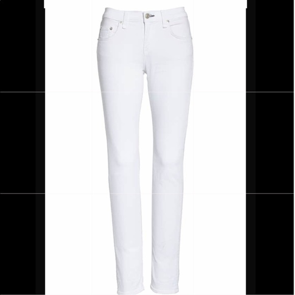 NWOT Rag Bone white skinny jeans